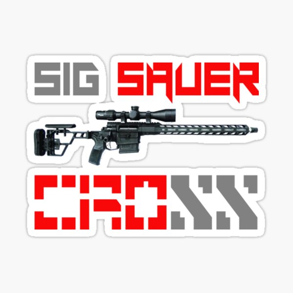 Sig Cross Rifle Sticker