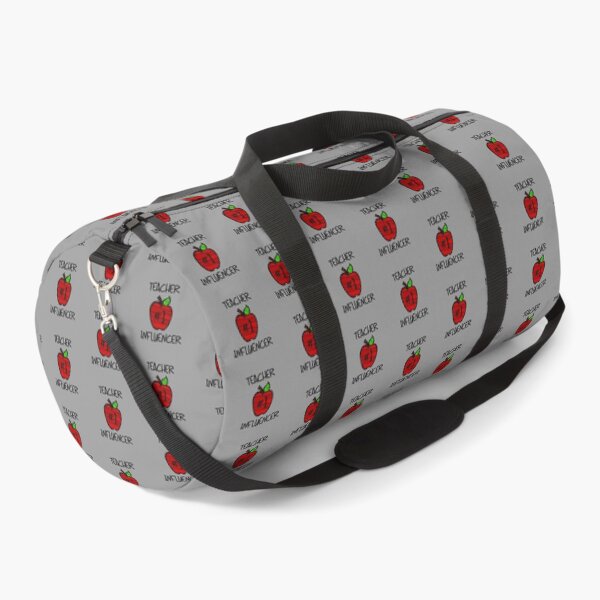 Item preview, Teacher #1 Influencer! Red (on Grey) designed and sold by PawsitiveMum.