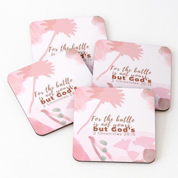 Item preview, For the battle is not yours, but God's. 2 Chronicles 20:15 designed and sold by Eunoia-ikigai.