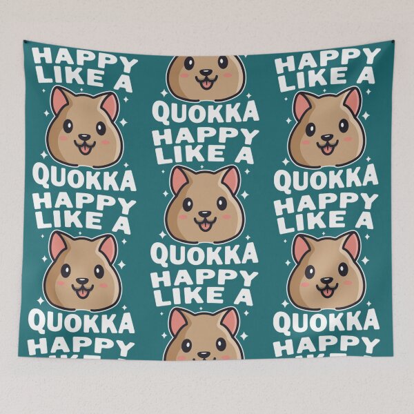 Item preview, Happy Like A Quokka designed and sold by YellowCanarys.