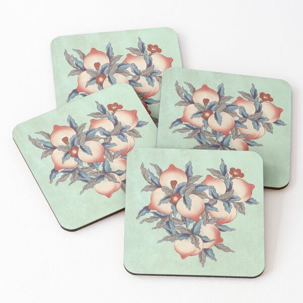 Item preview, Peach F : Minhwa-Korean traditional/folk art designed and sold by minsillust.