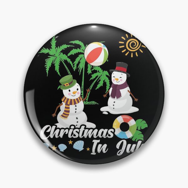 Item preview, Snowman Christmas in July Funny Hawaiian Summer designed and sold by DelauaMaald.