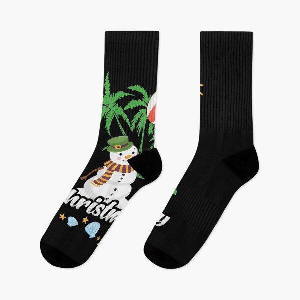 Item preview, Snowman Christmas in July Funny Hawaiian Summer designed and sold by DelauaMaald.