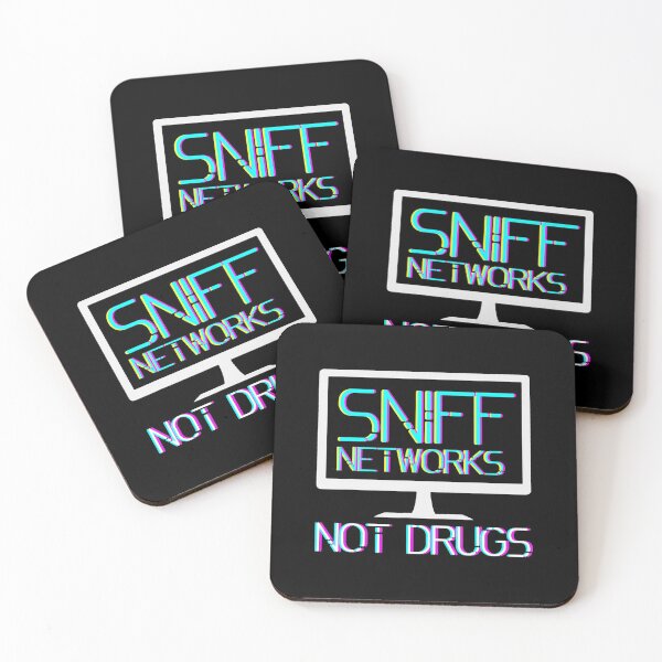Artikelvorschau, Sniff Networks Not Drugs Cybersecurity Geschenkidee entworfen und verkauft von DelauaMaald.