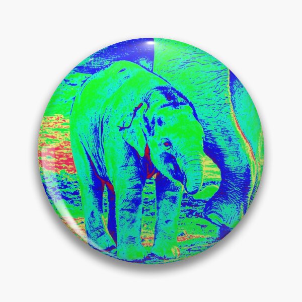 Artikelvorschau, Psychedelic Baby Elephant entworfen und verkauft von Jamcolors.