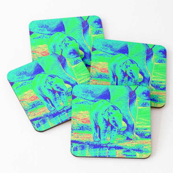 Item preview, Psychedelic Baby Elephant designed and sold by Jamcolors.