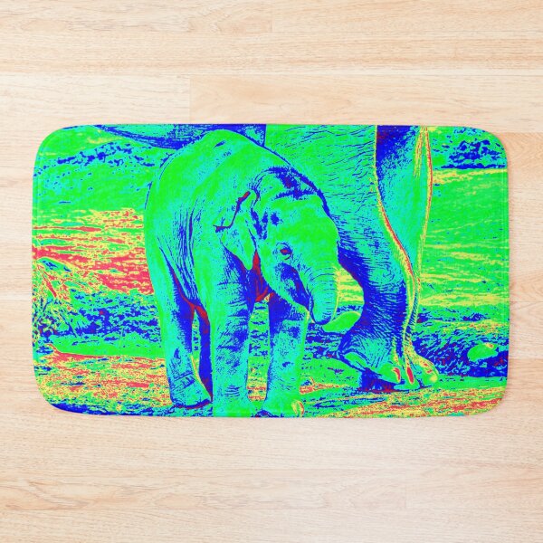 Item preview, Psychedelic Baby Elephant designed and sold by Jamcolors.