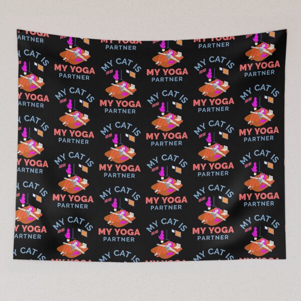 Item preview, My Cat Is My Yoga Partner - Yoga designed and sold by sasijaya.