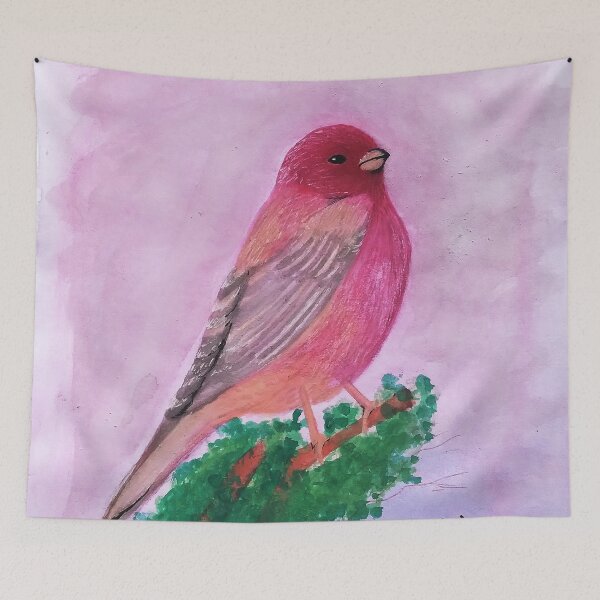 Item preview, Sinai Rosefinch designed and sold by LataArtStudio.