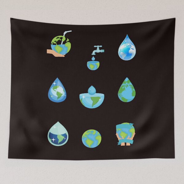 Item preview, hydrated globe  pack - water globe - earth planet pack  designed and sold by Amalzaki.