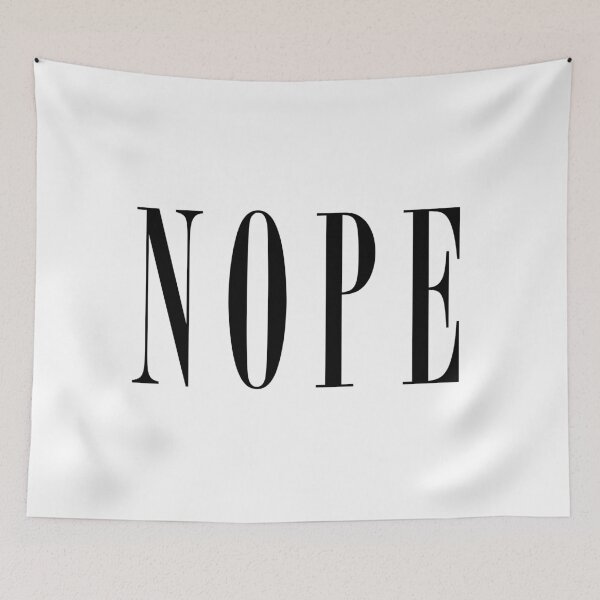 Item preview, NOPE - Black designed and sold by OfficialPrey.