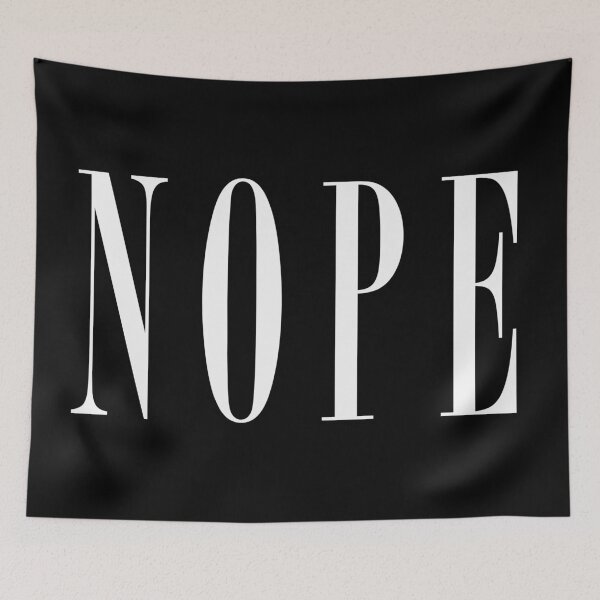 Item preview, NOPE - White designed and sold by OfficialPrey.