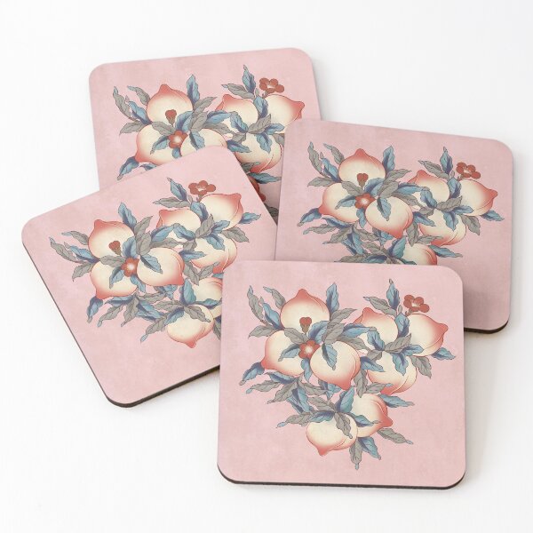 Item preview, Peach G : Minhwa-Korean traditional/folk art designed and sold by minsillust.