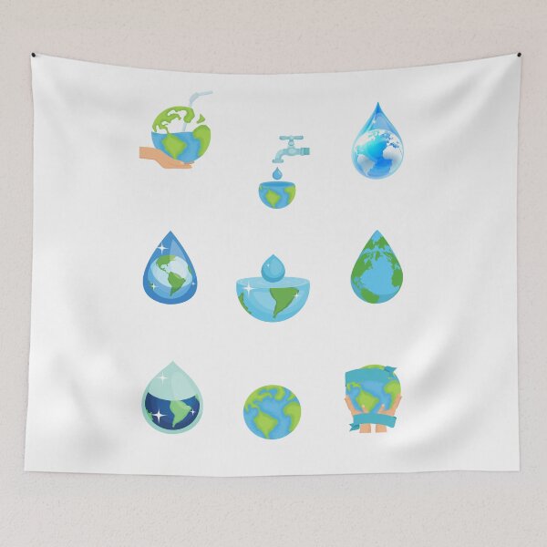 Item preview, hydrated globe  pack - water globe - earth planet pack  designed and sold by Amalzaki.