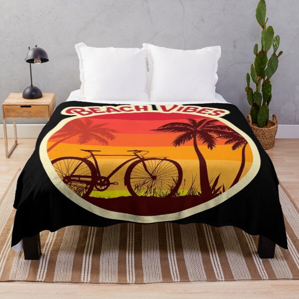 Item preview, Beach Vibes Bike Retro Sunset designed and sold by HolidayTees.