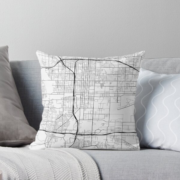 Item preview, San Bernardino Map, USA - Black and White designed and sold by MainStreetMaps.