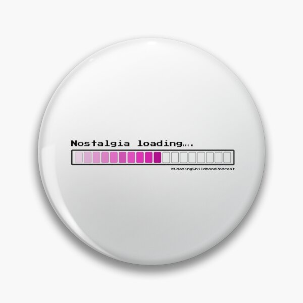 Item preview, Chasing Childhood Podcast Nostalgia Loading Design designed and sold by Chasing Childhood.
