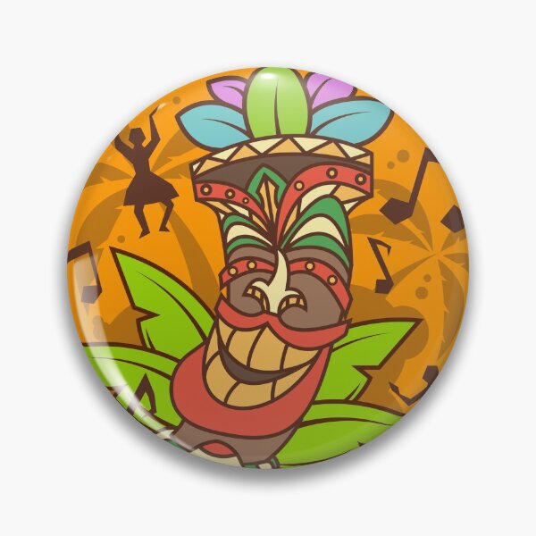Item preview, Tiki Tribal Masks vector art design designed and sold by SLExpress.