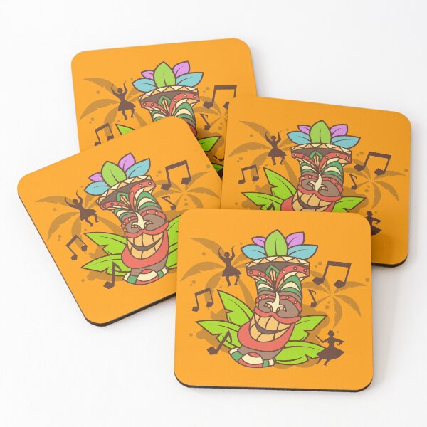Item preview, Tiki Tribal Masks vector art design designed and sold by SLExpress.