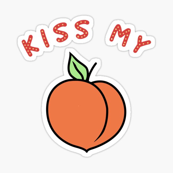 KISS MY ACE KISSES MY BUTTOCKS FUN 12cmx9cm STICKER CAR (KA044)