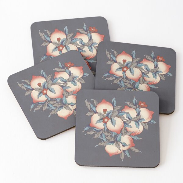 Item preview, Peach H : Minhwa-Korean traditional/folk art designed and sold by minsillust.