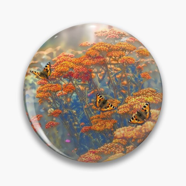 Item preview, Butterflies on Achillea  designed and sold by Alisonchambers2.