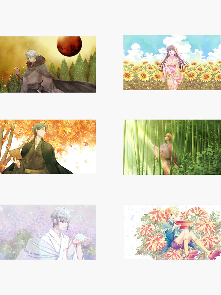 "Fruits Basket End Scene Pack" Sticker for Sale by lindsay729 Redbubble