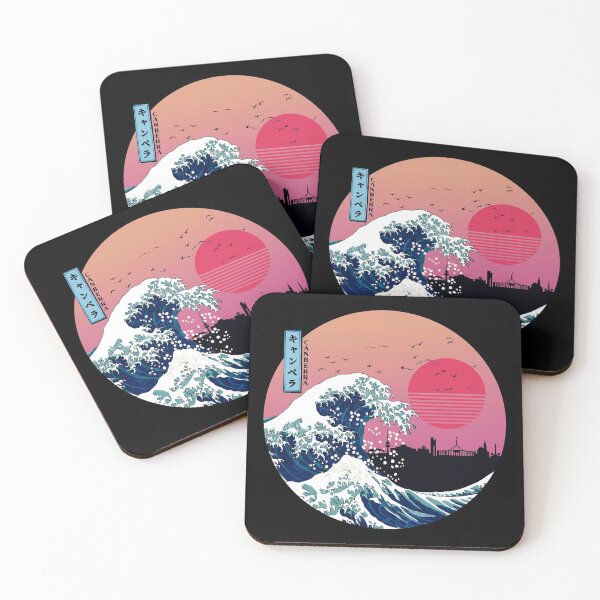 Item preview, Canberra Kanagawa Wave Retro designed and sold by DFerraz.
