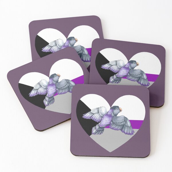 Item preview, Demisexual Pride flag Lovebird designed and sold by Wood-Wolf67.