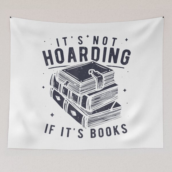 Item preview, Its Not Hoarding If Its Books Book Lover Readers designed and sold by DelauaMaald.