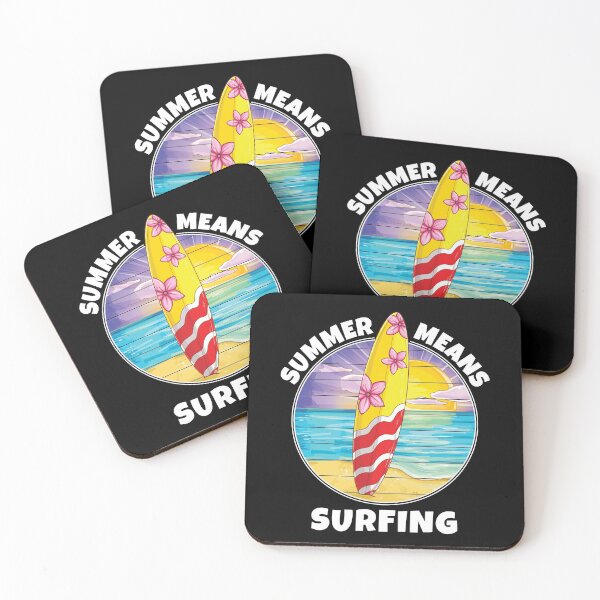 Item preview, Summer Means Surfing, surf quotes gift for friends and family, all you need is a surf designed and sold by BlackDodo.