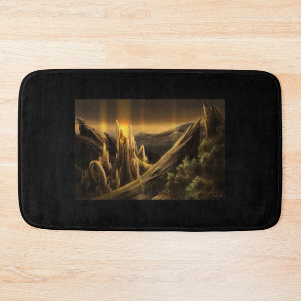 Item preview, golden town between mountains designed and sold by DarkVisuals.