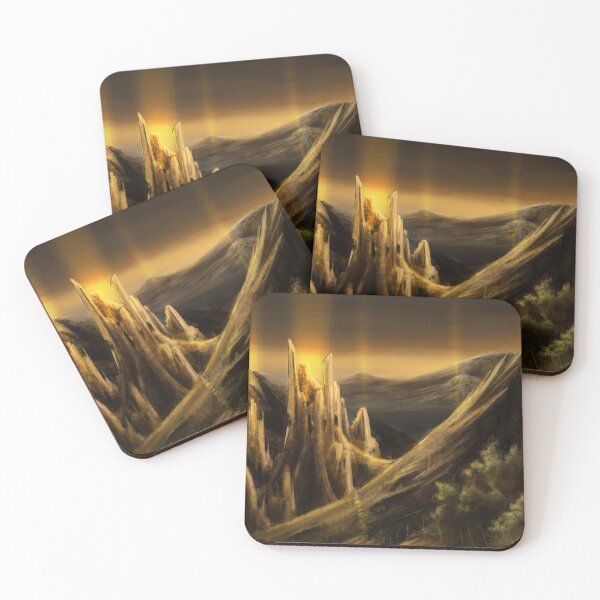 Aperçu de l'œuvre Ville d'or dans les montagnes créée et vendue par DarkVisuals.