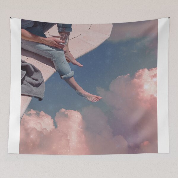 Item preview, rest up - collage art designed and sold by Think In Scenes.