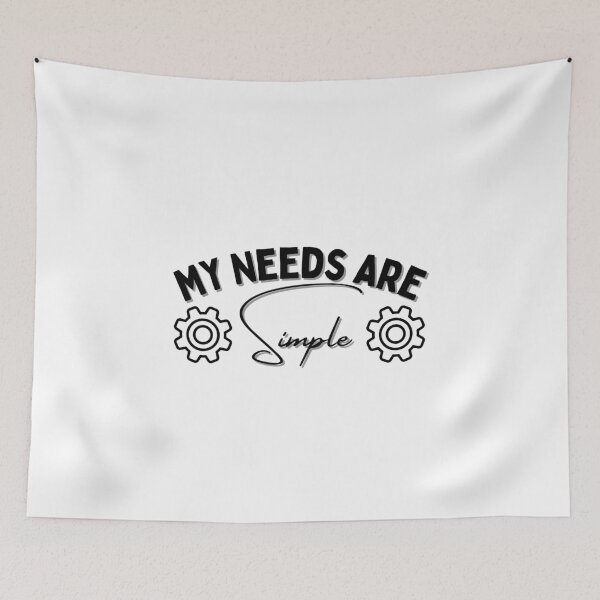 Item preview, My Needs Are Simple Shirt designed and sold by biwdrawing.
