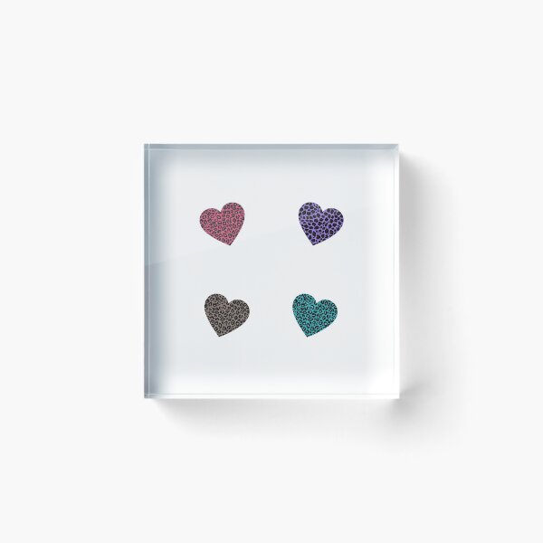 Item preview, colorful leopard pattern hearts - Leopard skin pattern designed and sold by Amalzaki.