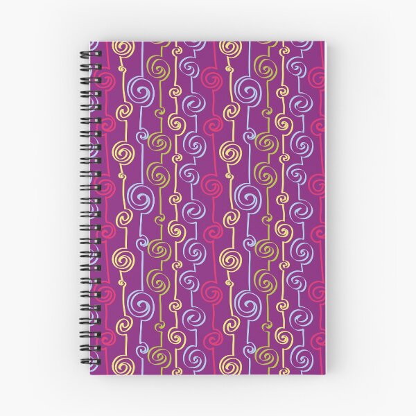 Aperçu de l'œuvre Curly-Q, motif coloré créée et vendue par zeldashaffer.
