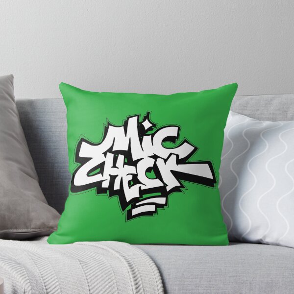 Aperçu de l'œuvre Mic Check (Blanc) créée et vendue par battlerapgear.