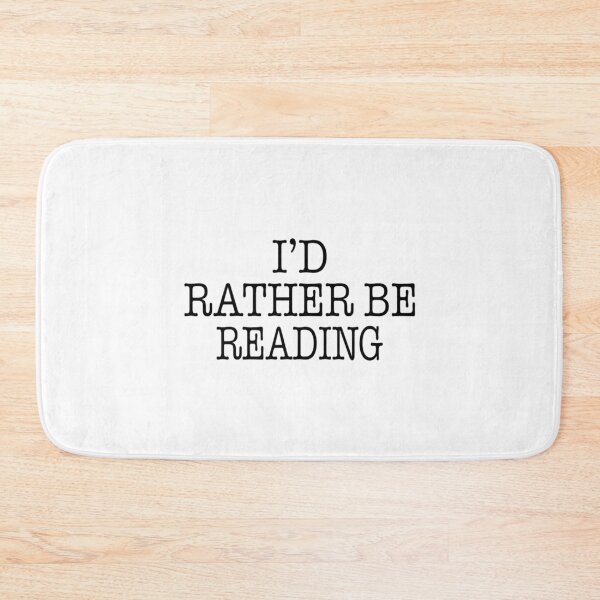 Item preview, Id Rather Be Reading - Popular Book Lover Quote designed and sold by DelauaMaald.