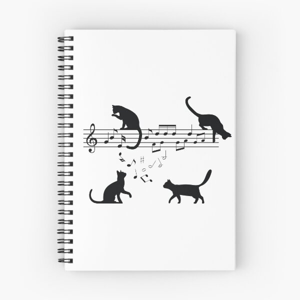 Item preview, Cats Playing Music Notes designed and sold by Blok45.