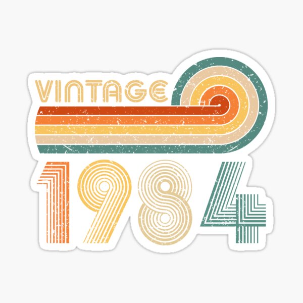 Aperçu de l'œuvre Vintage 1984 créée et vendue par bestluck90.