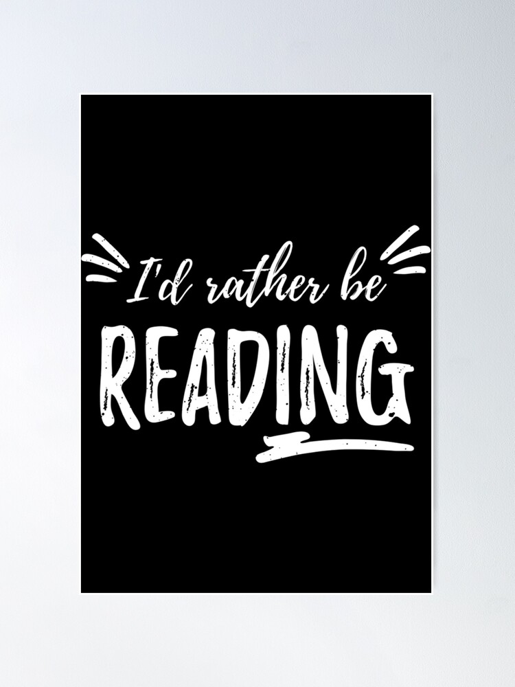 Book Lovers Quote on Reading Poster for Sale by studiopico