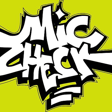 Artwork thumbnail, Mic Check (White) by battlerapgear