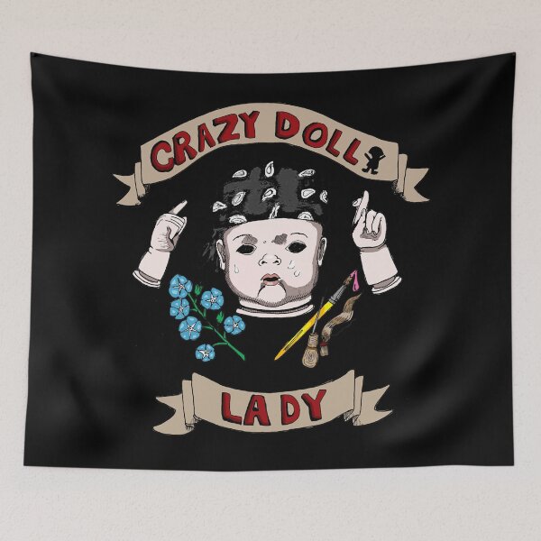 Item preview, Chenza crazy doll lady classic designed and sold by PowersMelvin.