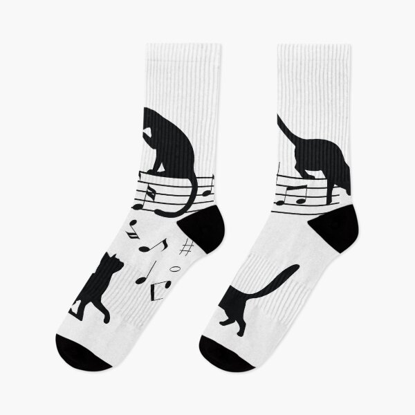 Item preview, Cats Playing Music Notes designed and sold by Blok45.