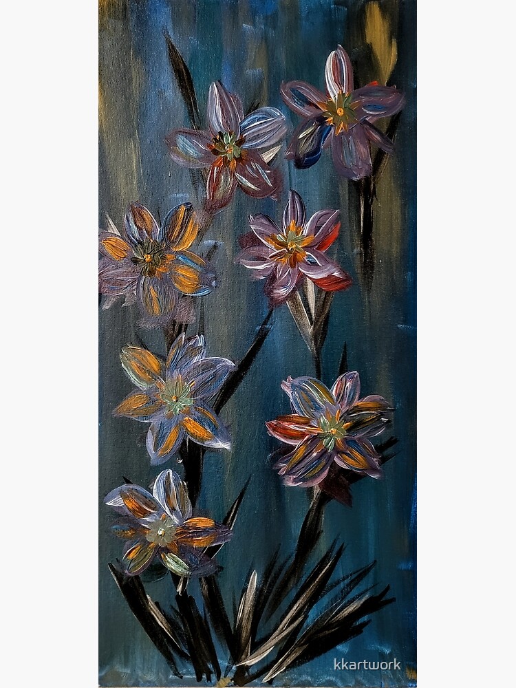 Some lillys growing wild in a field I loved how's these turned out I was playing with colors by kkartwork