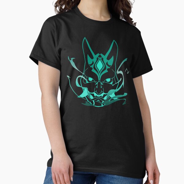 Item preview, Xiao Yaksha Mask - Genshin Impact Fan Art designed and sold by Zirxecs.