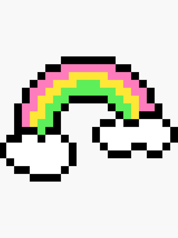 Rainbow Sticker for Sale by icaretees