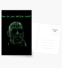 The Matrix Morpheus Code Postcards