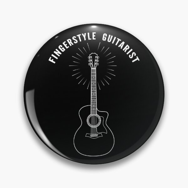 Item preview, Fingerstyle Guitarist Acoustic Guitar Outline designed and sold by nightsworthy.